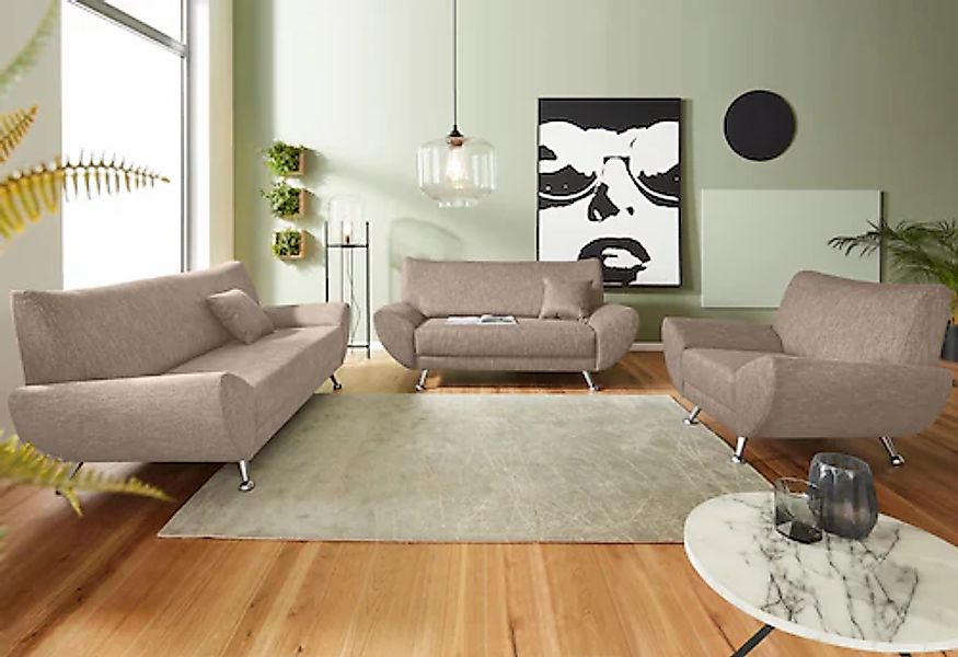 INOSIGN Polstergarnitur »Saltare elegant und komfortabel«, (3 tlg.) günstig online kaufen