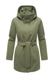 Marikoo Kurzmantel "Katalinaa" Eleganter Wickel Mantel mit Taillengürtel un günstig online kaufen