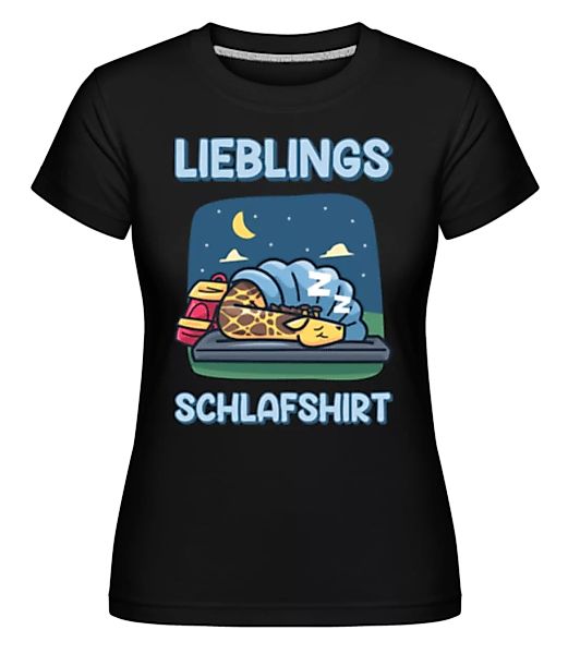 Giraffe Lieblings Schlafshirt · Shirtinator Frauen T-Shirt günstig online kaufen