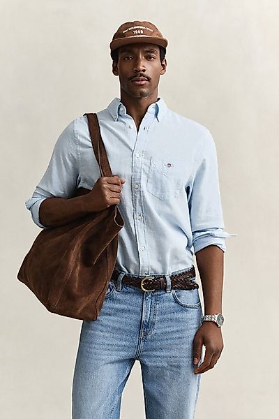 Gant Langarmhemd REG COTTON LINEN SHIRT günstig online kaufen