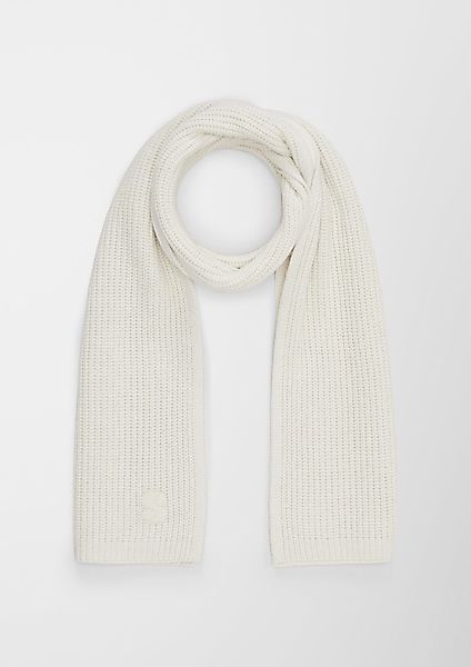 s.Oliver Schal Tuch, Strickschal aus Viskosemix günstig online kaufen