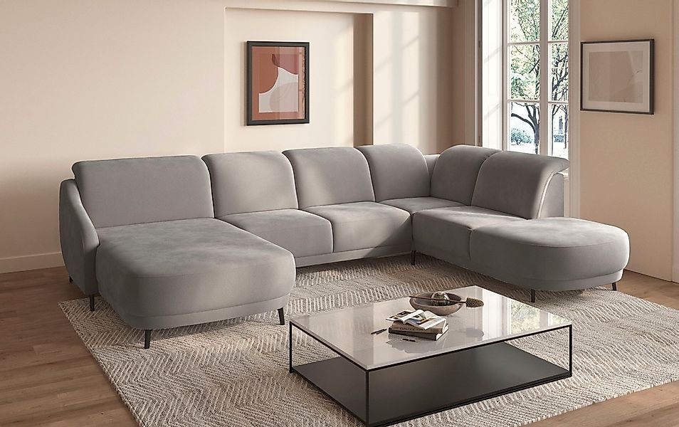 sit&more Wohnlandschaft »Blues U-Form«, inkl. Kopfteilverstellung, wahlweis günstig online kaufen