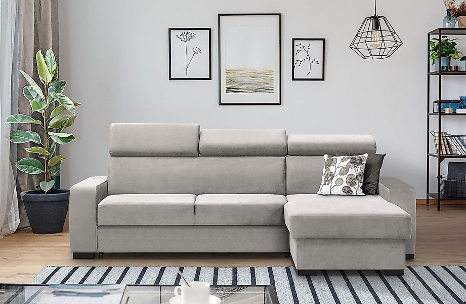 Beautysofa Ecksofa mit Schlaffunktion Fox II, günstig online kaufen