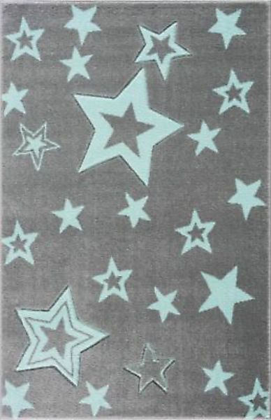 Kids Love Rugs Kinderteppich Starlight grau/grün Gr. 90 x 150 günstig online kaufen