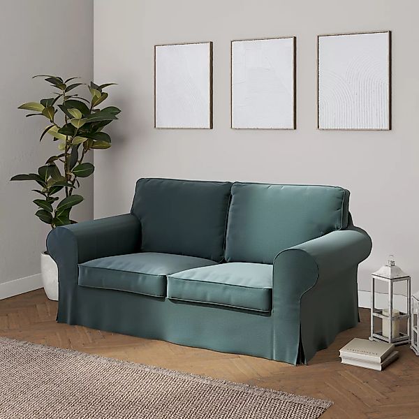 Bezug für Ektorp 2-Sitzer Schlafsofa ALTES Modell, smaragdgrün, Sofabezug E günstig online kaufen
