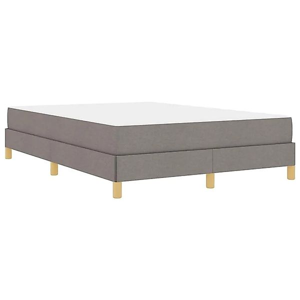 vidaXL Boxspringbett Taupe 140 x 190 cm Stoff 3398567 günstig online kaufen