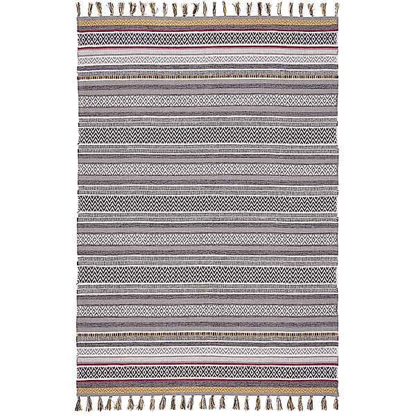 Pergamon Wollteppich Kelim Baumwolle Natur Teppich günstig online kaufen