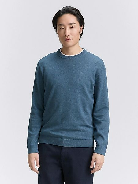 Tom Tailor Herren Rundhals Pullover BASIC CREWNECK KNIT - Relaxed Fit günstig online kaufen