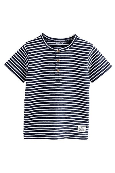 Next Henleyshirt Kurzarm-T-Shirt mit Henley-Ausschnitt (1-tlg) günstig online kaufen