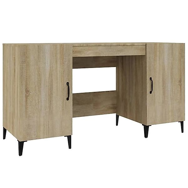 vidaXL Schreibtisch Sonoma-Eiche 140x50x75 cm Holzwerkstoff 812774 günstig online kaufen