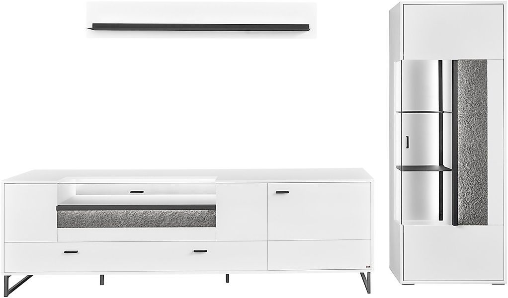 set one by Musterring TV-Wand "Deltona", (3 St.), Zierelemente aus Sandstei günstig online kaufen