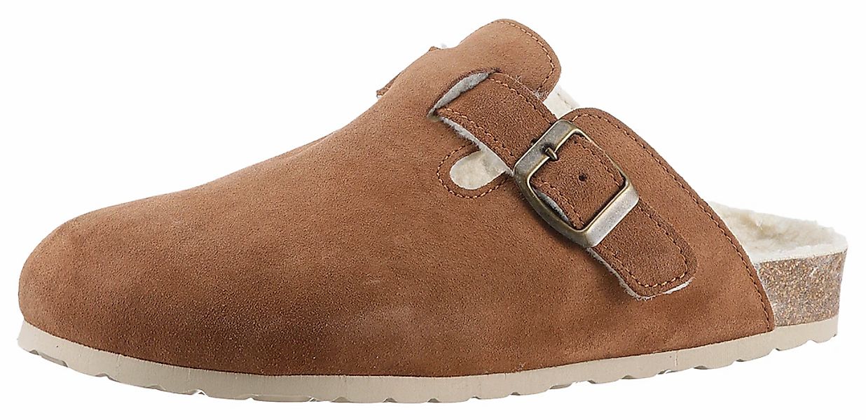 Aniston SHOES Esc Clog, Hausschuh, Schlappen, Homeslipper mit Warmfutter günstig online kaufen
