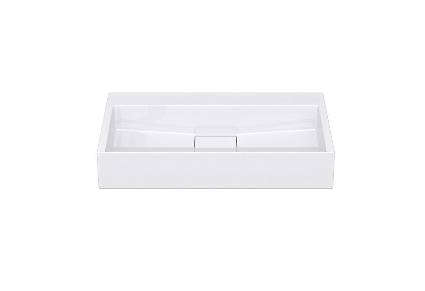 Mai & Mai Waschbecken mit Ablaufgarnitur Waschtisch Mineralguss Hänge-Aufsa günstig online kaufen