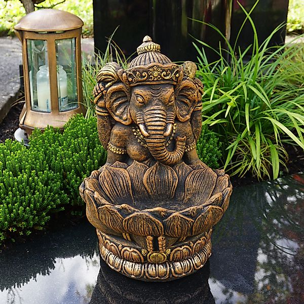 gartendekoparadies.de Gartenfigur Figur des göttlichen Ganesha günstig online kaufen