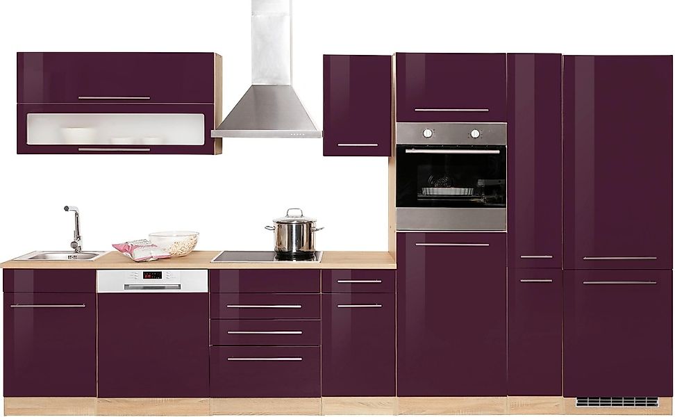 KOCHSTATION Küchenzeile »KS-Eton« ohne E-Geräte, Breite 360 cm günstig online kaufen