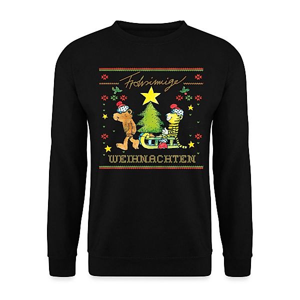 Spreadshirt Sweatshirt Janosch Frohsinnige Weihnachten Ugly günstig online kaufen