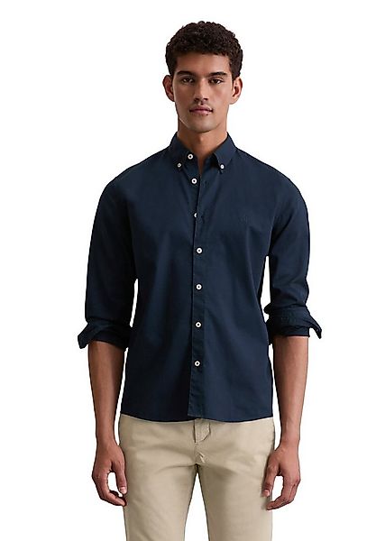 Marc O'Polo Langarmhemd regular fit aus Bio-Baumwolle, Button-down-Kragen, günstig online kaufen
