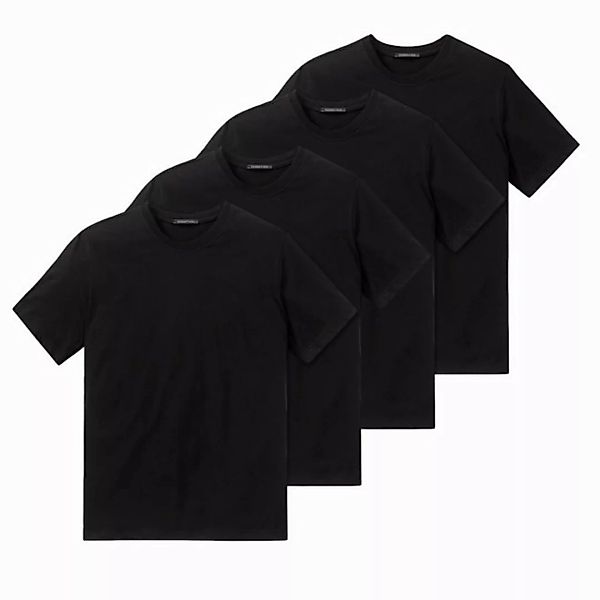 Schiesser T-Shirt Essentials mit Rundhals-Ausschnitt günstig online kaufen