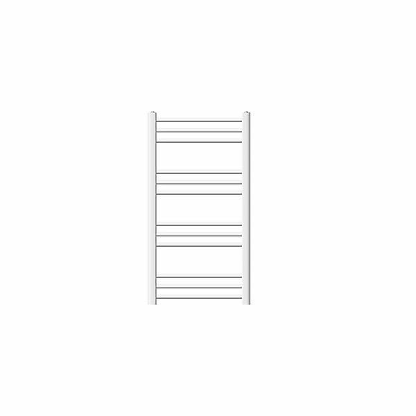 LuxeBath Badheizkörper 500x800 mm Weiß Heizkörper Gerade mit Seitenanschlus günstig online kaufen