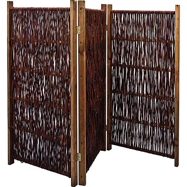 NOOR Paravent Weide - mehrteilig - klappbar - Sichtschutz-Module (3 St), au günstig online kaufen