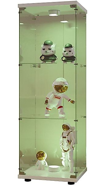 FUROKOY Glasvitrine Vitrinenschrank mit Glastüren und günstig online kaufen