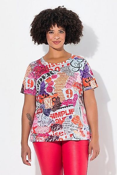 Angel of Style T-Shirt T-Shirt Alloverdruck Halbarm günstig online kaufen