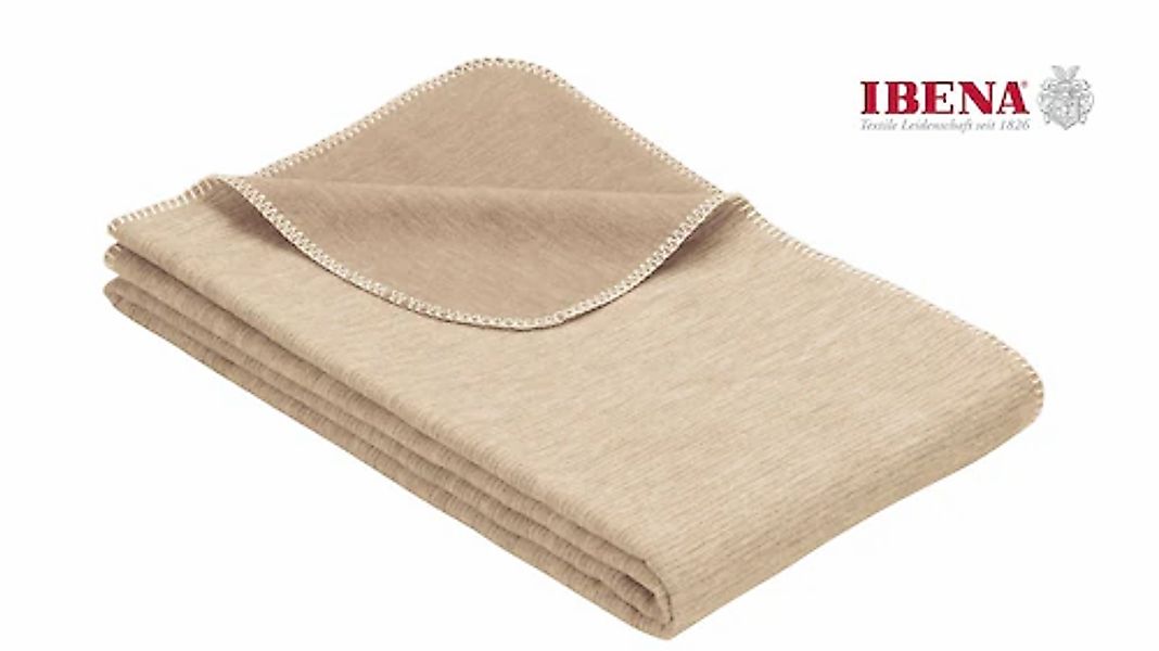 Wohndecke Wohndecke Lausanne, IBENA, in schlichtem Melange-Look günstig online kaufen