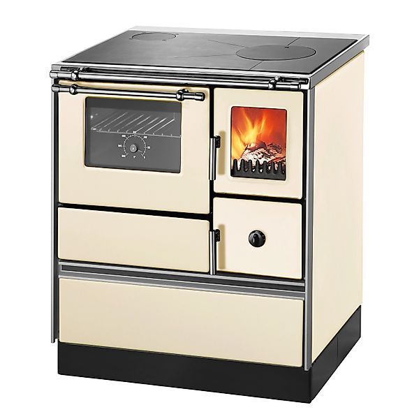 Westminster Küchenherd K76F-70 Stahl Backfach Links Elfenbein 7,6 kW günstig online kaufen