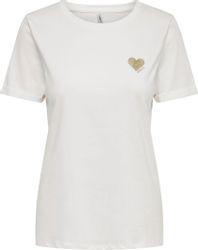 ONLY Kurzarmshirt "ONLKITA LIFE S/S TOP NOOS" regular fit, casual, Single J günstig online kaufen