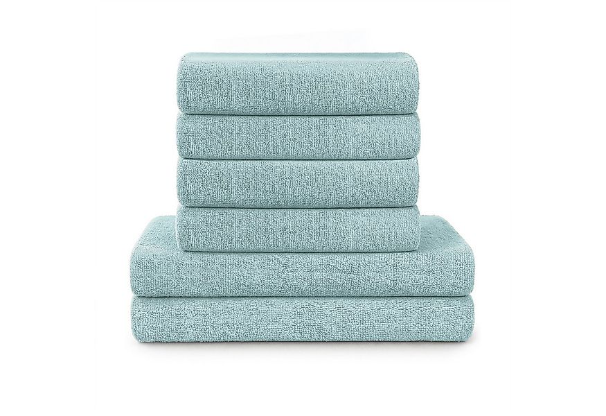 Blumtal Handtuch Set Premium 4 oder 6-TLG. Frottier Set - 100% Baumwolle, F günstig online kaufen