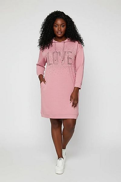 Shape of You Minikleid Sweatshirtkleid mit Steinverzierungen günstig online kaufen