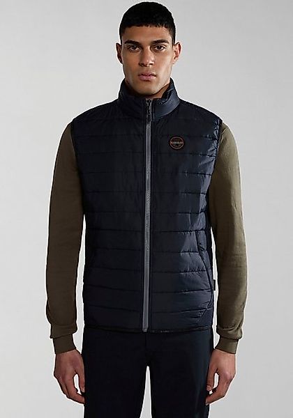 Napapijri Steppweste Mit Markenlabel an der Seite und innen, mit Stehkragen günstig online kaufen