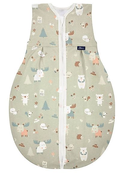 Alvi® Babyschlafsack Baby Kugelschlafsack Molton Baby Forest günstig online kaufen
