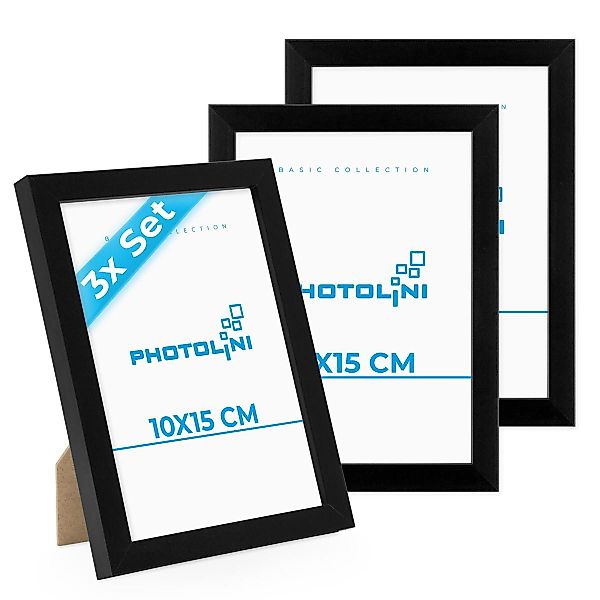 PHOTOLINI Bilderrahmen 3er Set, stabiles MDF-Holz, günstig online kaufen