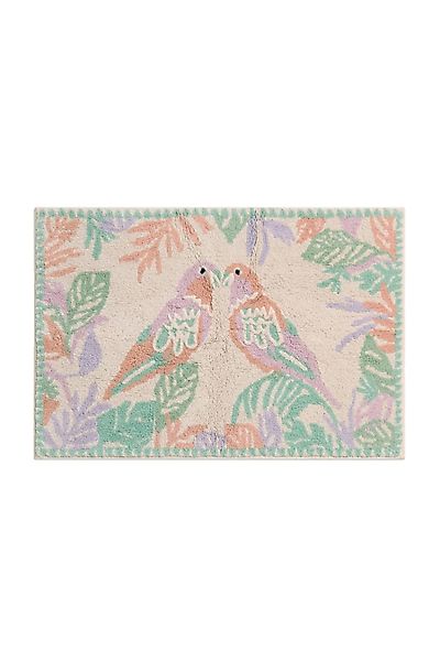 Next Badematte XL Badematte mit Papagei-Palmenwedel-Print, günstig online kaufen