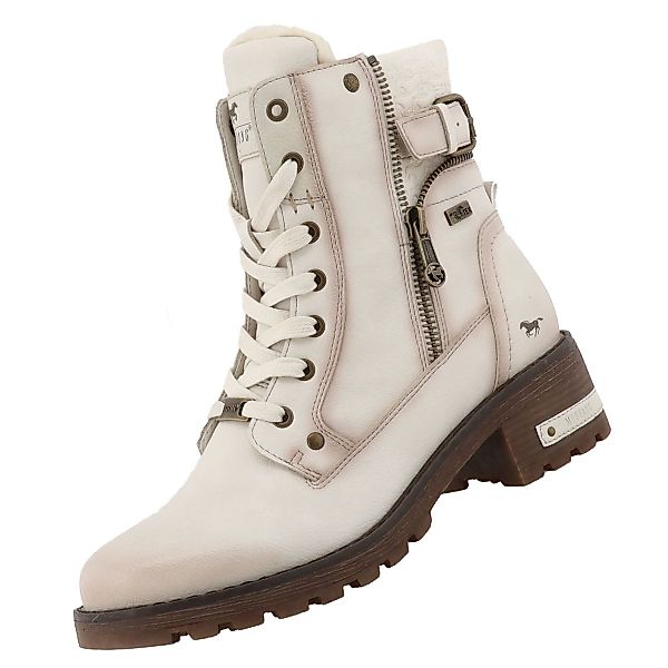 Mustang Shoes 15M0082001-offwhite Stiefelette günstig online kaufen