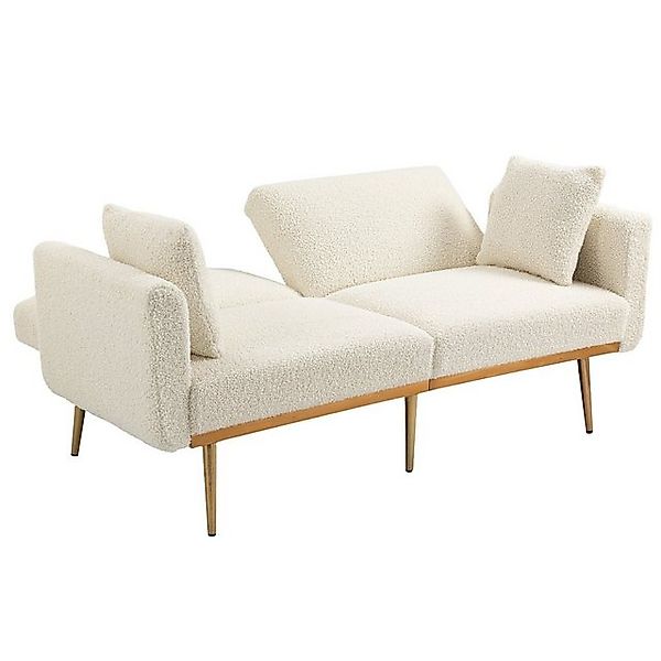 Gotagee Sofa Samt 2-Sitzer-Sofa Schlafsofa Wohnzimmer Schlafzimmer verstell günstig online kaufen
