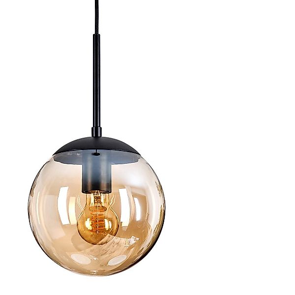 hofstein Hängeleuchte Hängelampe aus Metall/Glas in günstig online kaufen
