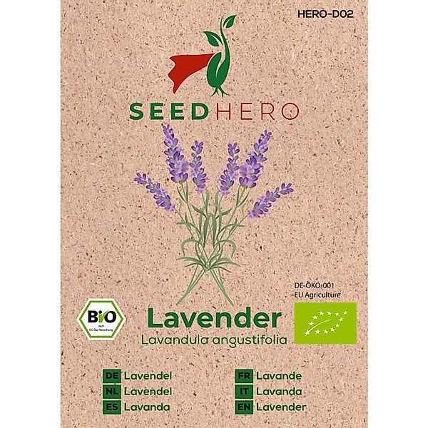 Seedhero BIO Lavendel Echter Samen günstig online kaufen