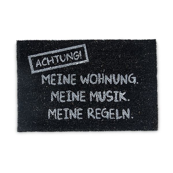 relaxdays Fußmatte Kokos MEINE WOHNUNG, Höhe: günstig online kaufen
