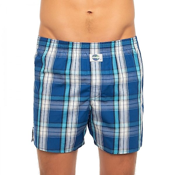 D.E.A.L International Boxershorts Blau kariert günstig online kaufen