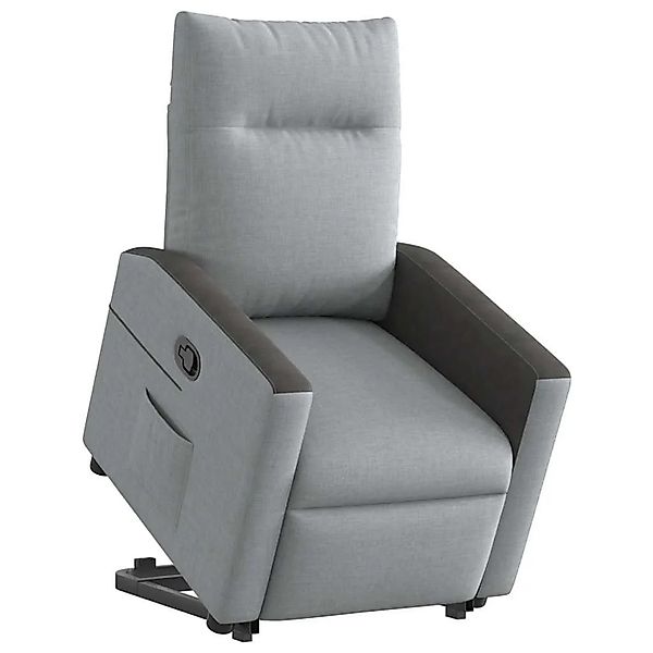 vidaXL Relaxsessel mit Aufstehhilfe Hellgrau Stoff 3324052 günstig online kaufen