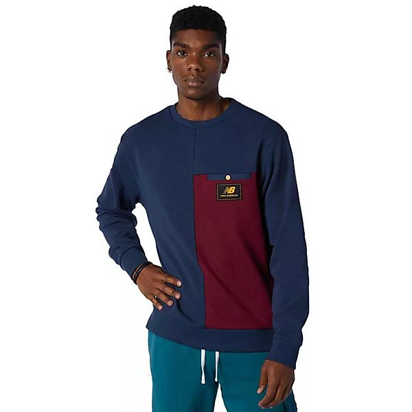 New Balance Higher Learning Crew Sweatshirt L Natural Indigo günstig online kaufen