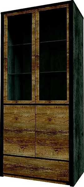 Xlmoebel Vitrine Klassische Glasvitrine Anrichte Schrank - Vitrinenschrank günstig online kaufen