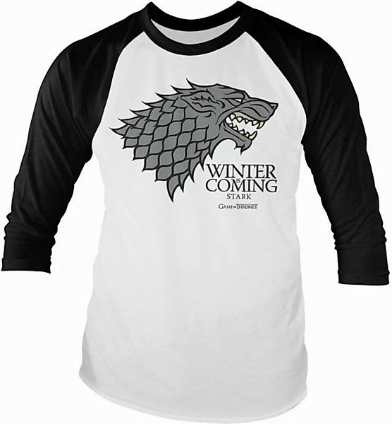 Game of Thrones T-Shirt Stark Sigil Baseball Long Sleeve Tee günstig online kaufen