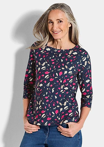 GOLDNER Print-Shirt Bequemes Shirt aus Baumwoll-Jersey günstig online kaufen