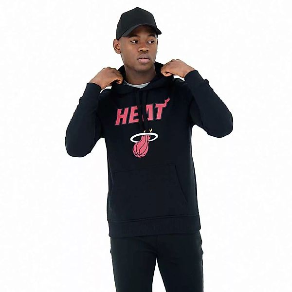 New Era Team Logo Po Miami Heat Kapuzenpullover XS Black günstig online kaufen