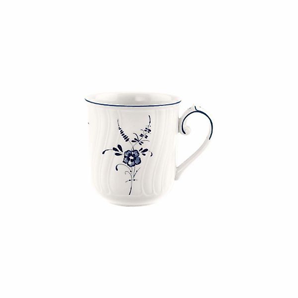 Villeroy & Boch Becher "Kaffeebecher Vieux Luxembourg 290 ml weiß-blau" günstig online kaufen