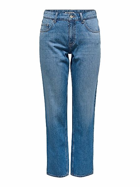 ONLY Gerade Jeans "ONLLUMI MW MOM STRAIGHT DNM PIM920 NOOS" günstig online kaufen