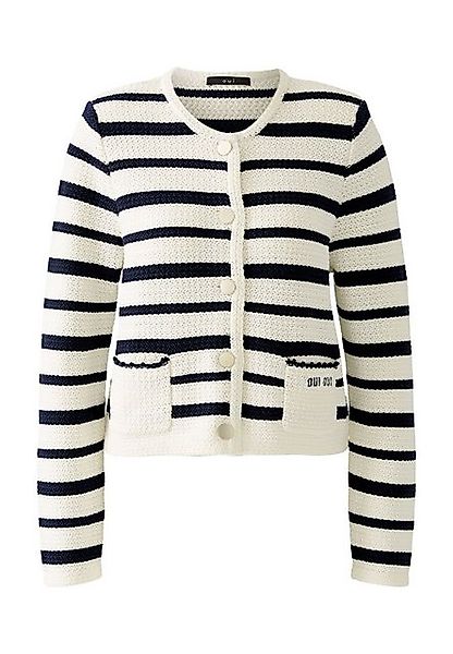 Oui Strickjacke Strickjacke reine Baumwolle günstig online kaufen